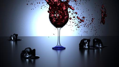 Wine Glass Splash