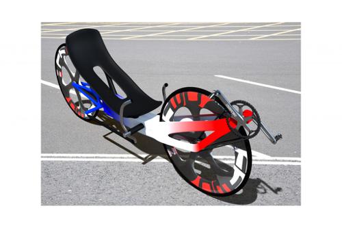 Recumbent Rear wheel steering