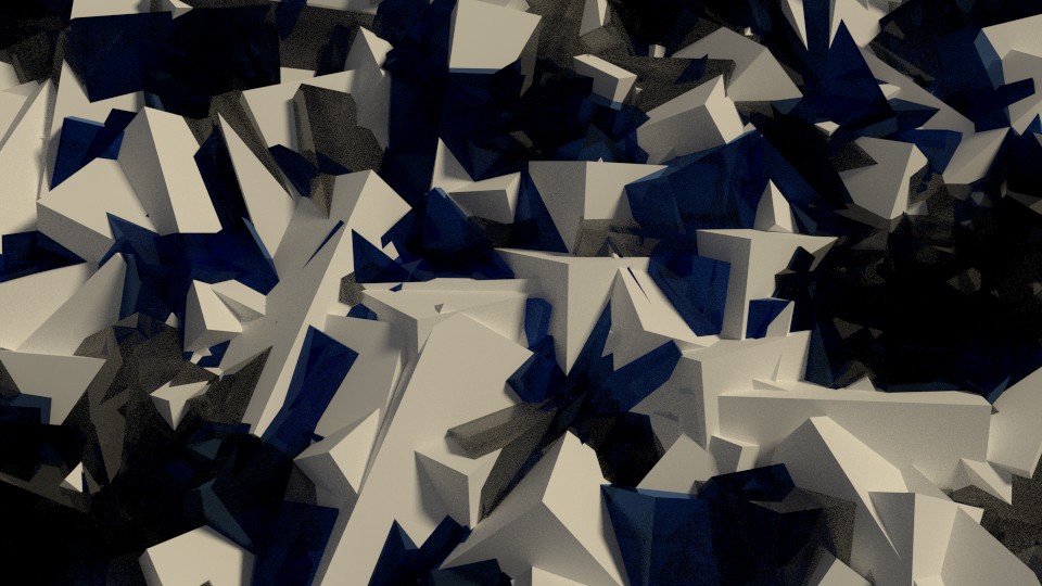 Blue & white abstract pattern