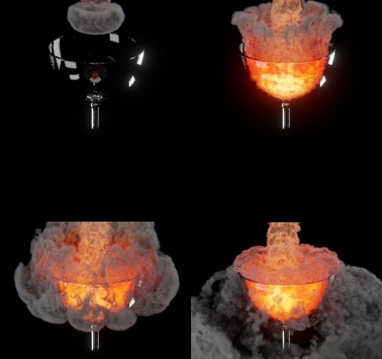 Blender 2.75 Advanced Cycles Smoke & Fire Shader + Test Scene