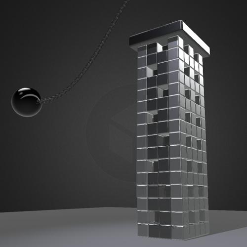 Bullet Physics Demolition Animation