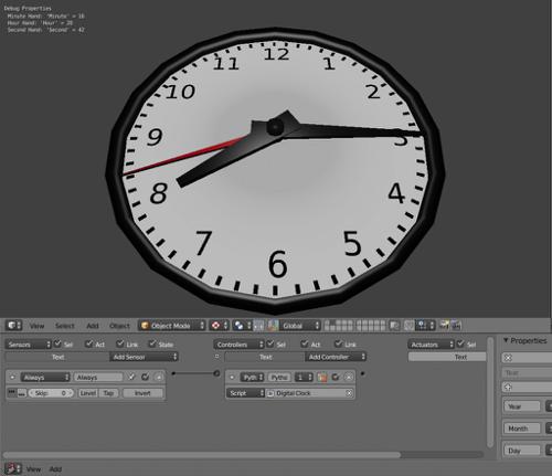Current Time BGE