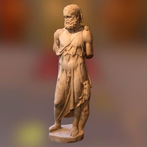 Heracles in woman dress