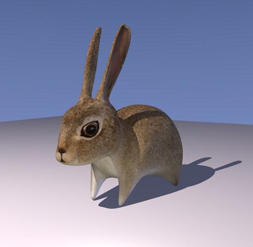 Low Poly Bunny Rabbit (Rigged)
