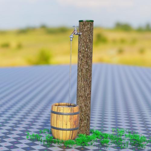 Dynamic Paint based Water simulation