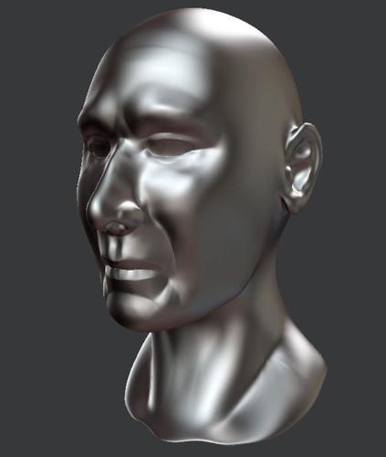 Human head sculpt