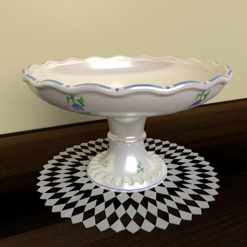 Compotier en faience