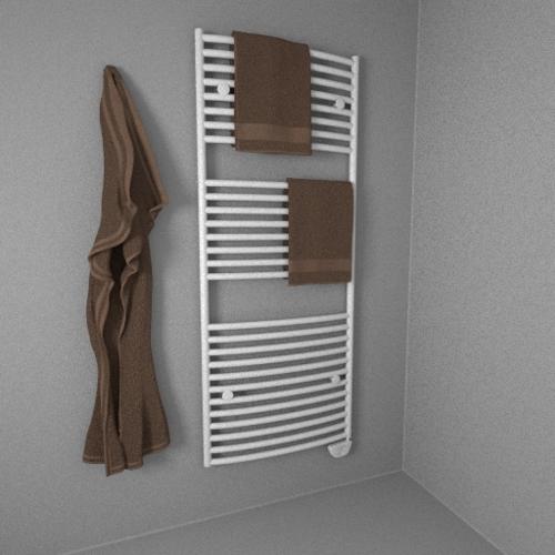 Heated towel rail