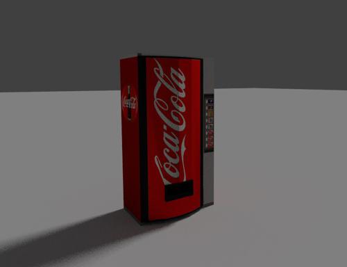 Low Poly Vending Machine