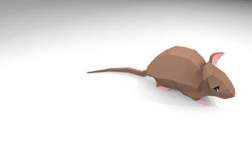 lowpoly mouse