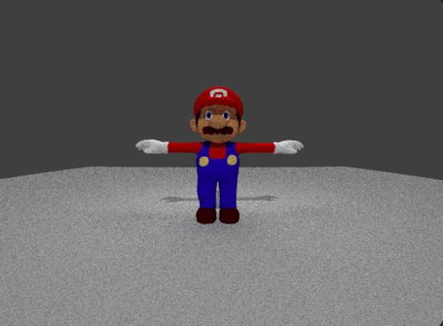 Simple Mario Model rig