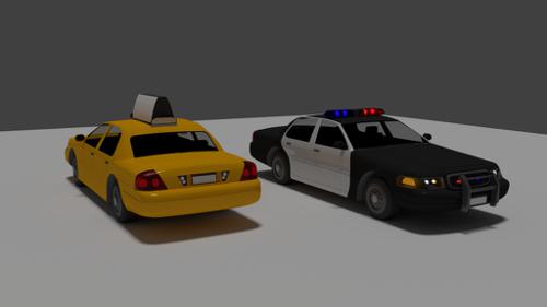 Ford Crown Victoria with Interior