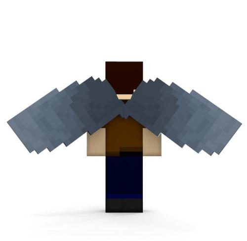 Minecraft Elytra wings rigged