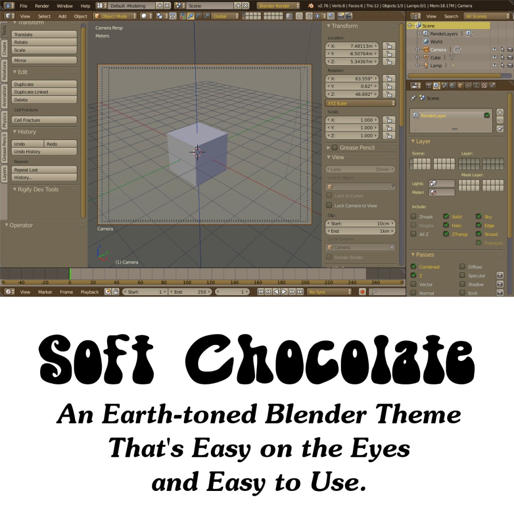 Soft Chocolate Theme