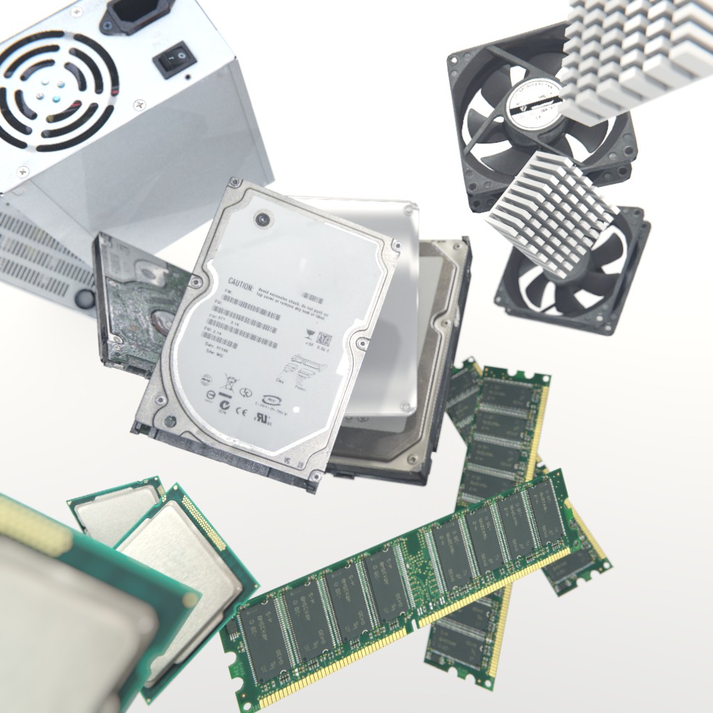 Set of Computer Components