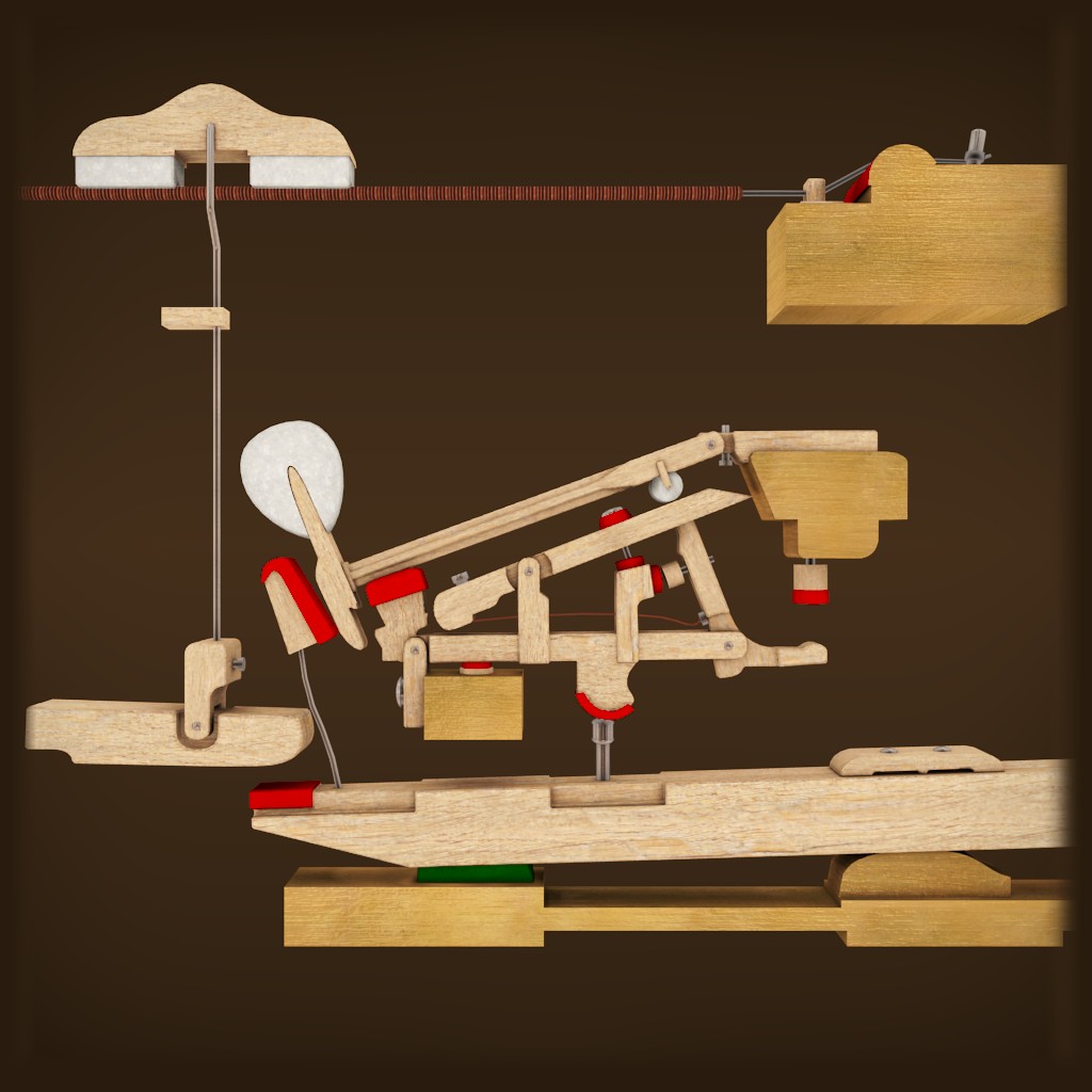 Piano Hammer Action mechanism