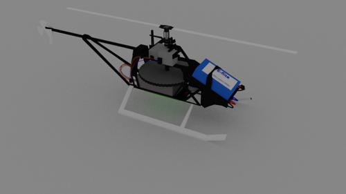 Rc helicopter frame