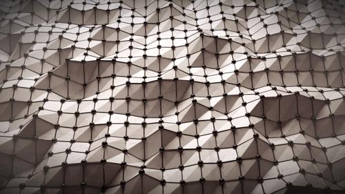 Low-poly abstract Scene