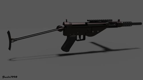 Modified STEN submachinegun