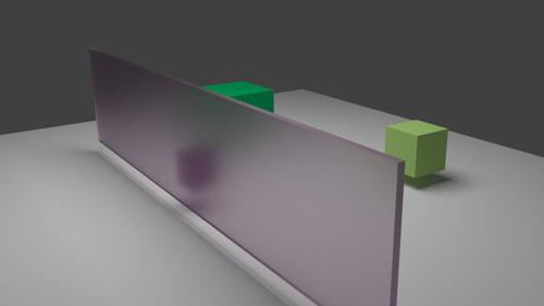 Frosted glass, another attempt