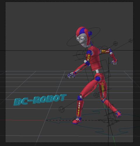 Full rigged robot