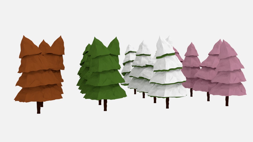 Low Poly Tree 01