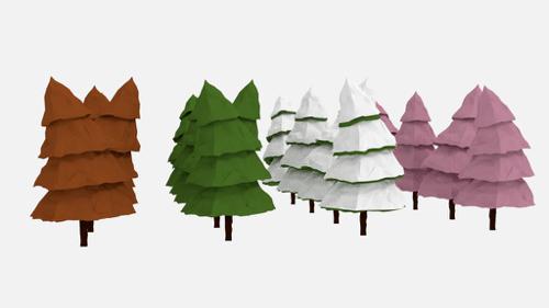 Low Poly Tree 01