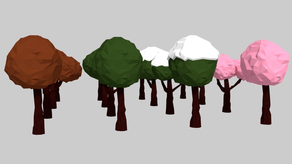 Low Poly Tree 02