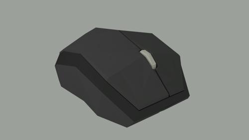 Low poly mouse