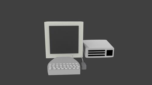 Simple low-poly computer
