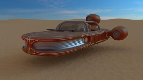 Star Wars-esque Landspeeder