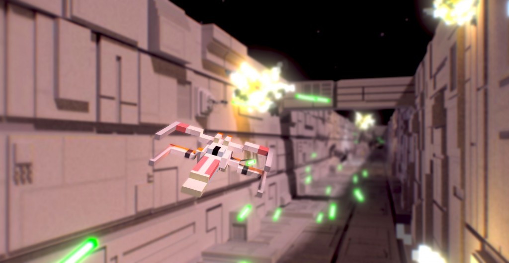 Star Wars trench run