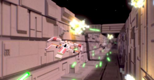 Star Wars trench run