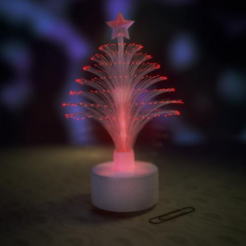 Miniature Fiber Optic Christmas Tree