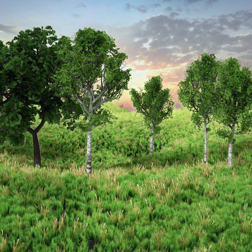 Grass and trees system