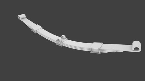 Leaf Spring- modelled