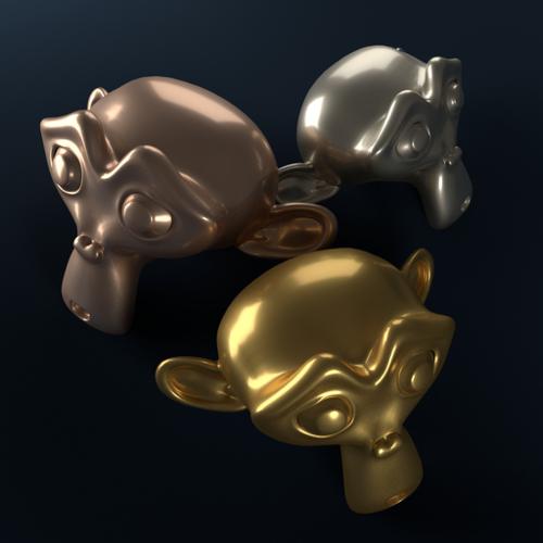 Gold materials