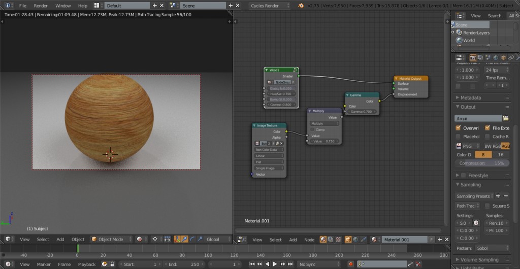 Wood shader 1