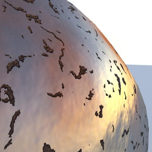 damaged metal