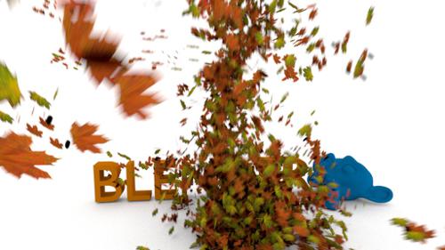 Tornado of leaves