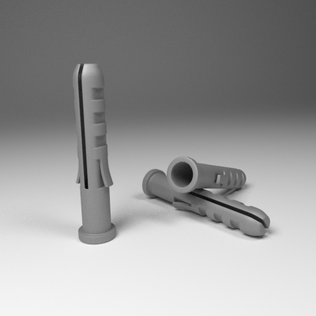 Simple wall plug