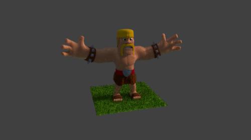 Clash of Clans Barbarian