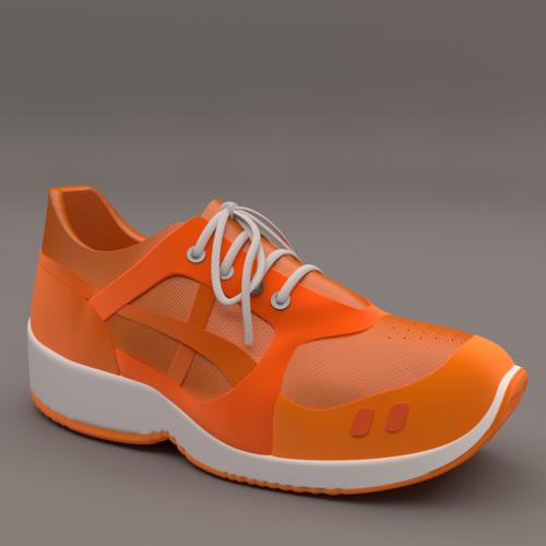 Orange Sneaker