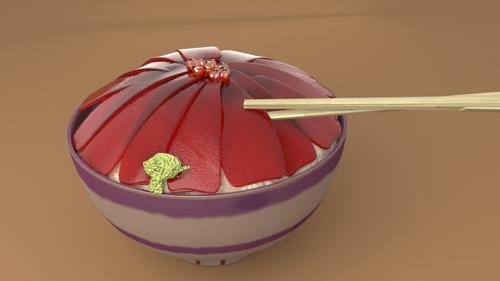 Maguro-Don (Tuna Rice Bowl)