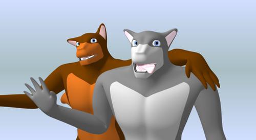 Anthropomorphic Wolf Rig V2
