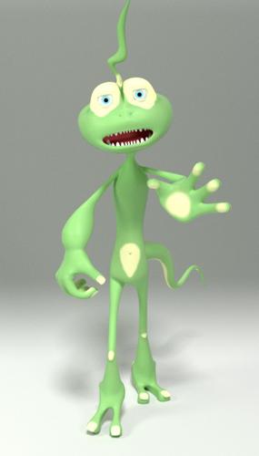 little green alien