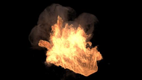 Realistic fire simulation