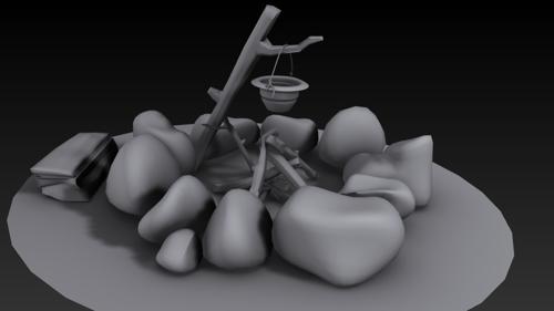 Campfire setup