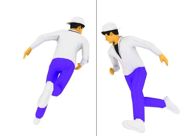low poly character