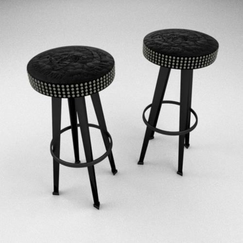 Diesel Bar Stud Stool by Moroso